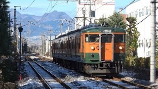 両毛線　前橋大島駅を発着する115系・107系・211系　2016年11月25日