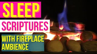 SLEEP WITH GOD'S WORD | SOOTHING FIREPLACE AMBIENCE