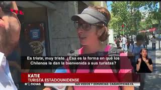 Chileno Asalta a Turista Austriaca de un Patadon en Valparaiso -  Noviembre 2016