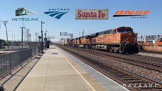 Railfanning Commerce and Fullerton 9/05/2020 (feat Amtrak Big Game Unit And ATSF Santa Fe Warbonnet)