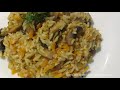 Рис с грибами быстро и вкусно