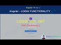 Complete Login Functionality with LIVE API JWT token | Angular for Beginner and Experience