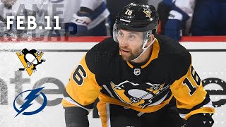 Game Recap: Penguins vs. Lightning (02.11.20) | Evgeni Malkin’s Power-Play Goal