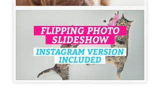 Flipping Photo Slideshow (After Effects template)