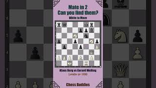 #matein2 Nr. 240 || Klaus Berg vs Gerard Welling, Lyngby op 1990 #chesspuzzleseries