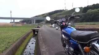 HONDA CD250U (CB250 セニア の外装）走行動画　TWIN