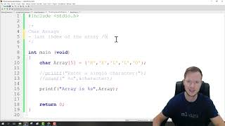 5.d C Programming - Character Arrays