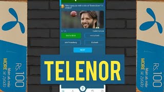 23 February 2025 My Telenor Today Questions Answer Telenor Questions