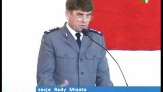 Komendant Miejski Policji w Radomiu insp. Andrzej Chaniecki