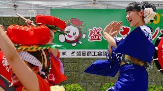 盛岡さんさ踊り2017 前夜祭 ミスさんさ踊り・ミス太鼓OG 盛岡駅前 | 岩手･盛岡観光動画