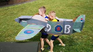 We made a Spitfire and did our own flypast!