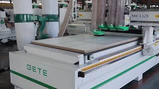 Cabinet Making Machine CNC router cutting particleboard panels M4 [GETE] 品脉数控 四工序开料机