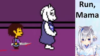 Kanata Traumatizes Herself in Undertale's No-Mercy G-Route (Hololive) [English Subbed]