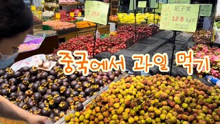 중국에서 흔히 먹을 수 있는 과일 모음 영상🍎🍋🥝🍇🍉