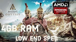 Assassin's Creed Odyssey Government laptop gameplay | amd r4 graphics | 4Gb Ram | 512Mb Vram