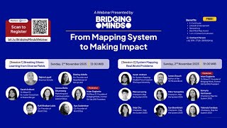 Bridging Minds Webinar | Introduction to System Mapping: Sarah Ardhani, System Mapping at Wesleyan.
