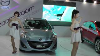 2012台北國際世貿新車大展MAZDA汽車模特MODEL美女秀 台網TNTV,中網CTTV,華網TVTV