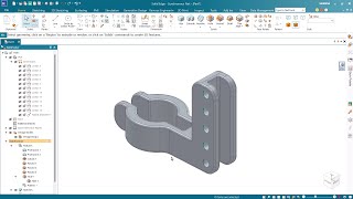 Designcenter Solid Edge Tutorial: How to design a part using synchronous technology