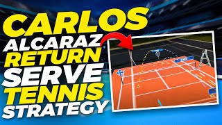 Carlos Alcaraz Return Serve Tennis Strategy