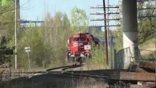 [HD] AWESOME! CP 8203 Test Train at Johnson Road (14May2012)