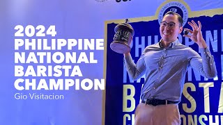 2024 Philippine National Barista Champion - Gio Visitacion