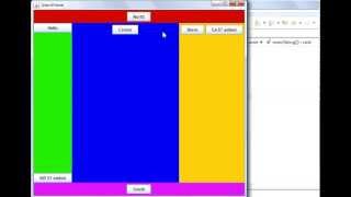 Java programming part 62 GUI : Panels Within BorderLayout; Layout being changed.