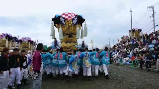 平成29年飯積神社祭礼宮入り飯岡本郷