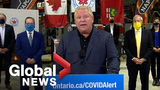 Coronavirus: Doug Ford announces "Ontario Made" program to enter phase 2 | FULL