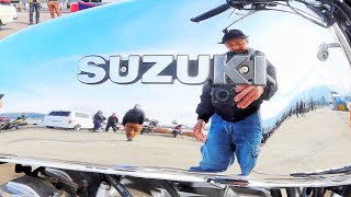 『鏡面外装』SUZUKIの名車 GS750E 究極のカスタム車輌2台❗愛媛県norikh250撮影会‼️