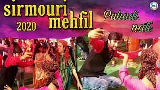 Sirmouri mehfil nati 🎸  सिरमौरी मेहफिल ||singer Hitender chauhan || 4k pahadi nati || RK sargam beat