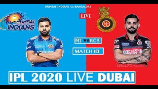 LIVE: Mumbai vs Bangalore | 7th Math Dream11 IPL 2020 | Live Cricket Score & Commentary.