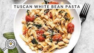 Tuscan White Bean Pasta