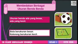 PEMBELAJARAN MATERI BENTUK, UKURAN, PERMUKAAN, DAN BAHAN PEMBUAT BENDA ~ KELAS 1 TEMA 7