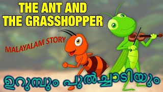 Malayalam story Urumbum Pulchadiyum  | ഉറുമ്പും വെട്ടുക്കിളിയും |  The Ant and the Grasshopper