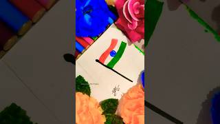 Flag drawing easy🇮🇳|Republic special drawing🌼#shorts#trending#drawing​#republicday​#viral​