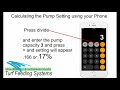 fertigation rate calculation for l500 by turf feeding systems