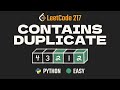Contains Duplicate - LeetCode 217 - Python