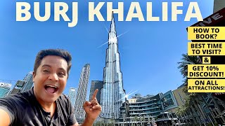 Burj Khalifa: Ticket Price & How To Book With Discount, Best Time Slot Visit & Dubai Aquarium Tour