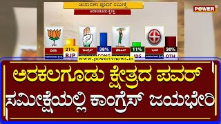 Karnataka Election Survey : ಅರಕಲಗೂಡು ಕ್ಷೇತ್ರದ ಸಮೀಕ್ಷೆಯಲ್ಲಿ ಕಾಂಗ್ರೆಸ್​ ಜಯಭೇರಿ | Arakalagud | Power TV