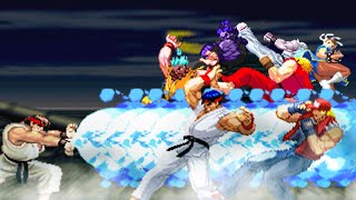 Double K.O! Hadouken Spam Ryu vs Everyone