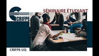 Seminaire étudiant 26 février 2024