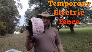 How to Build a Temporary Electric Fence for Strip Grazing and Other Short Term Fencing Needs