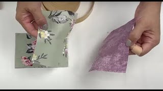 Take a look at the unique idea to use up scrap fabric | You won't throw away scraps of fabric.