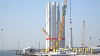 windmolens bouwen op zee