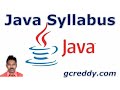 Java Tutorial For Beginners – Syllabus