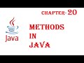 Methods in Java - java tutorial - w3Schools - Chapter 20 - English