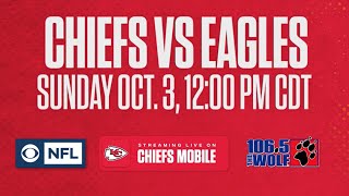 TUNE IN: Sunday @12 PM CST | Chiefs vs Eagles