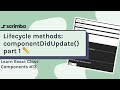 Lifecycle methods: componentDidUpdate() ✏️ | Class Components in React tutorial