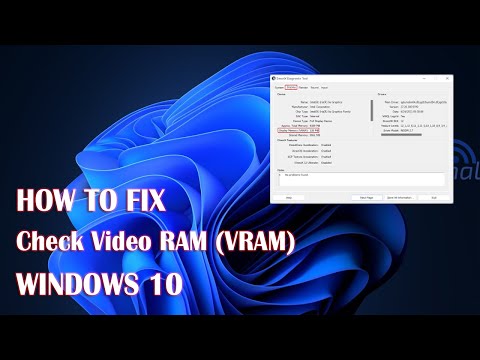 Check Video RAM (VRAM) In Windows 11 - How To