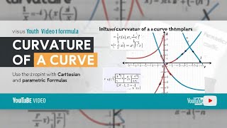 Curvature of the Curve at a point by Cartesian and parametric formula #bscmaths #education #maths